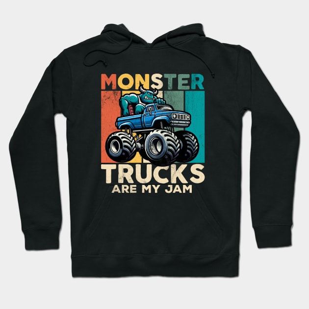 Monster Trucks Are My Jam Hoodie by DetourShirts